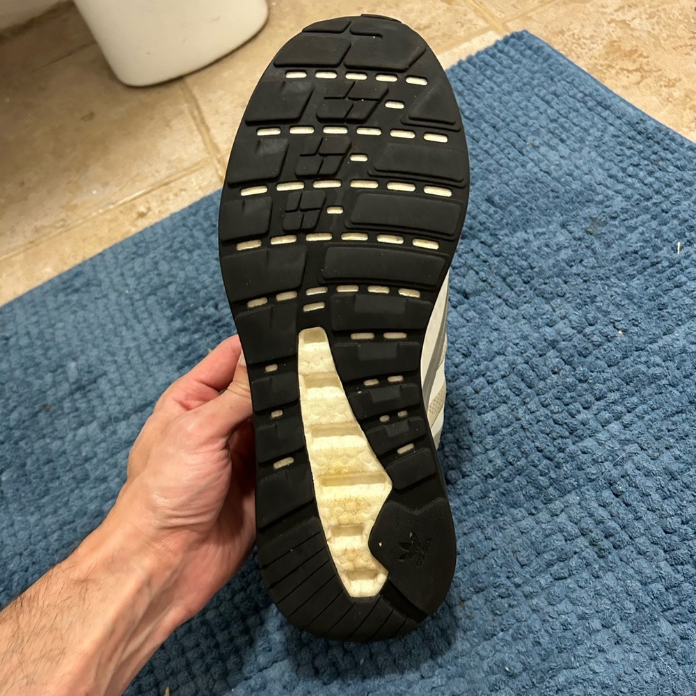 adidas Athletic Shoes in Cream and Gray - Picture 6 of 10